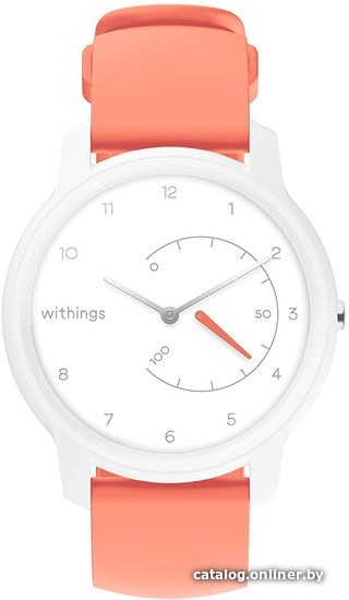 

Гибридные умные часы Withings Move (белый/розовый)