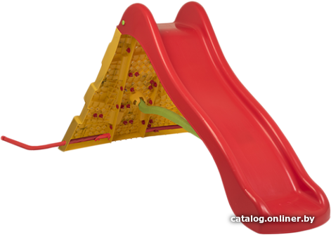 

Горка Starplast Climbing Wall Slide 66-984 (красный/желтый)