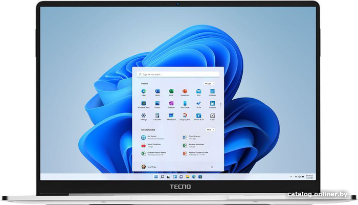 

Ноутбук Tecno Megabook T1-11th i5 16+512 Silver Win11