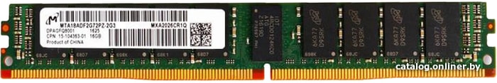 

Оперативная память Micron 16GB DDR4 PC4-19200 MTA18ADF2G72PZ-2G3