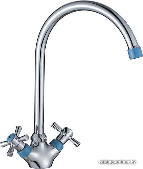 

Смеситель Decoroom DR51028 (синий/хром)