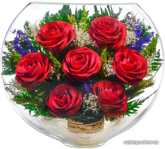 

Цветы, букеты Natural Flower Products Композиция из красных роз LZY-01