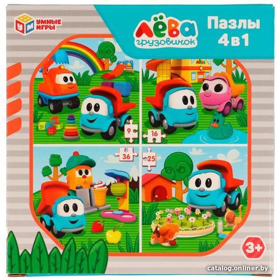 

Мозаика/пазл Умные игры Грузовичок Лёва 4680107971562