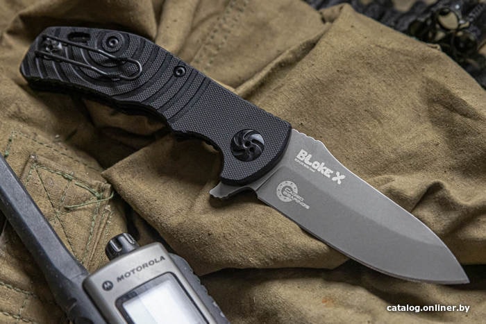 

Складной нож Kizlyar Supreme Bloke X N690 Tacwash