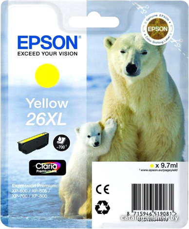 

Картридж Epson C13T26344010