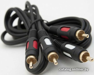 

Кабель Linly Lighting 2RCA - 2RCA (1.5 м, черный)