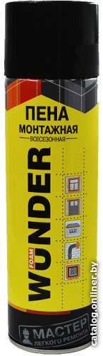 

Монтажная пена Wunder Foam всесезонная (335 мл)