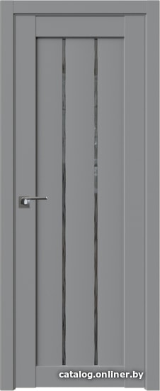 

Межкомнатная дверь ProfilDoors 49U 60x200 (манхэттен/стекло дождь черный)