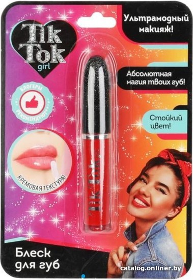 

Блеск для губ детский TikTok Girl LG61718TTG (красный)