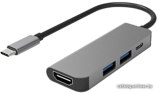 

USB-хаб USBTOP USB3.1 Type-C - 2xUSB3.0/Type-C/HDMI