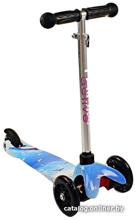 

Трехколесный самокат Triumf Active SKL-06AHP Mini Up Flash Print (Dolphin)