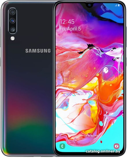 

Смартфон Samsung Galaxy A70 6GB/128GB (черный)