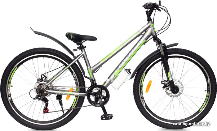 

Велосипед Greenway Colibri-H 27.5 р.17 2021 (серый/зеленый)