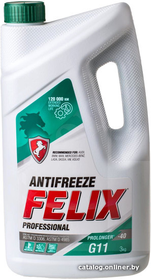 

Антифриз Felix Prolonger G11 -40°С 430206039 3 кг