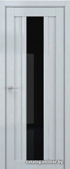 

Межкомнатная дверь Юркас Deform V14 80x200 (грей вуд/стекло lacobel черный лак)