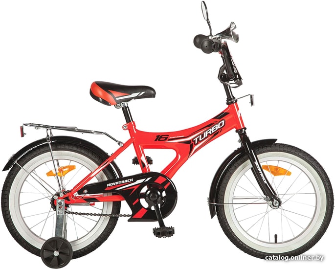 

Детский велосипед Novatrack Turbo 16 (красный)