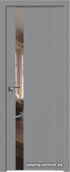 

Межкомнатная дверь ProfilDoors 62U 60x200 (манхэттен, стекло зеркало)