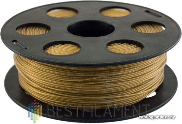 

Пластик Bestfilament PLA 1.75 мм 500 г (золотистый металлик)