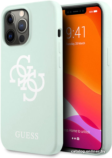 

Чехол для телефона CG Mobile Guess для iPhone 13 Pro GUHCP13LLS4GWBL