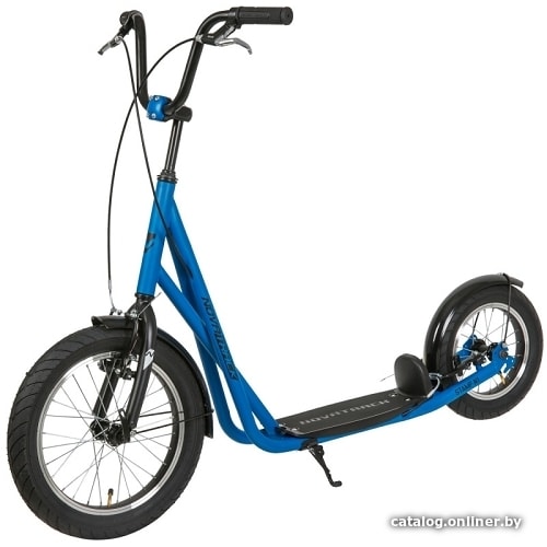 

Двухколесный подростковый самокат Novatrack City Line 16STAMPN1CL.BL20 (синий)
