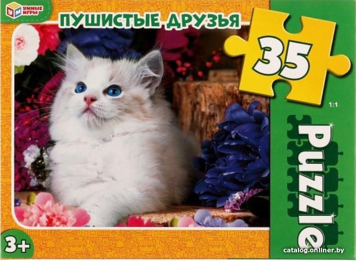 

Пазл Умные игры Пушистые друзья 4680107968388 (35 эл)