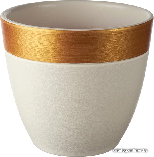 

Горшок Ikea Лаймпеппар 604.679.72 (белый/золотой)