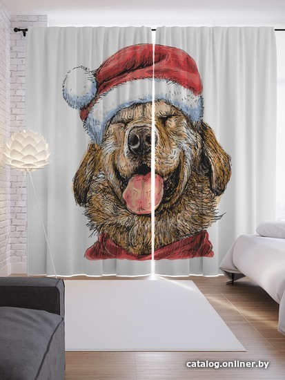 

Комплект штор JoyArty В шапочке с бубенчиком 1.45x2.65 м p_70891_145x265 (2 шт)