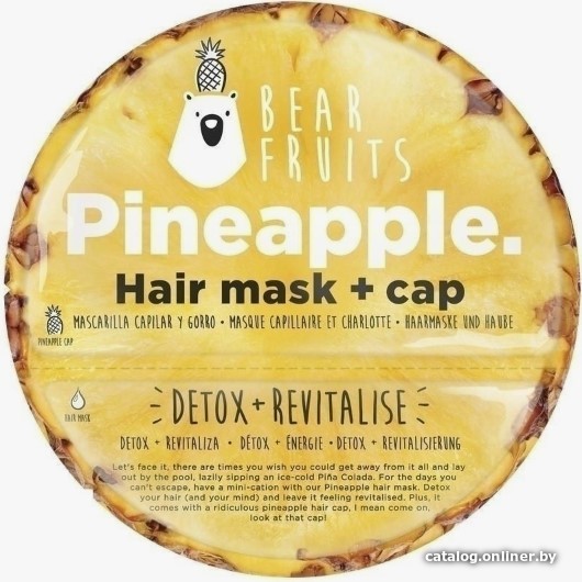 

Маска Bear Fruits Pineapple 20 мл + шапочка для душа
