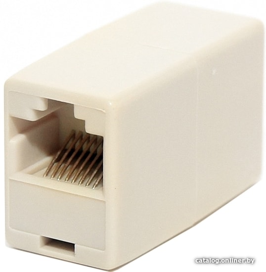 

Коннектор-соединитель Orient RJ45 - RJ45 C87 (белый)
