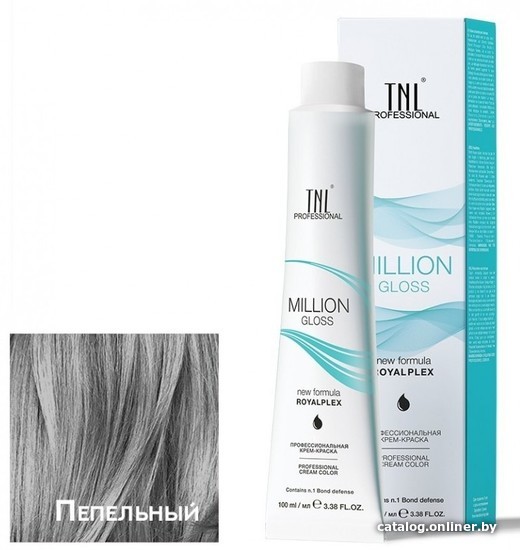 

Крем-краска для волос TNL Professional Million Gloss (пепельный)