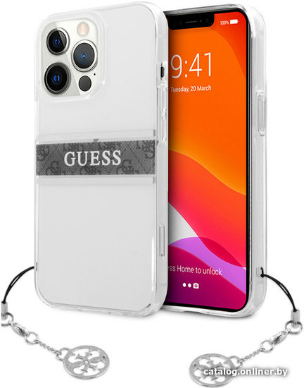 

Чехол для телефона CG Mobile Guess для Apple iPhone 13 Pro Max GUHCP13XKB4GGR