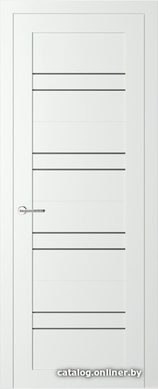 

Межкомнатная дверь Favorite FV-11 70x200 (ясень снежный, стекло графит)