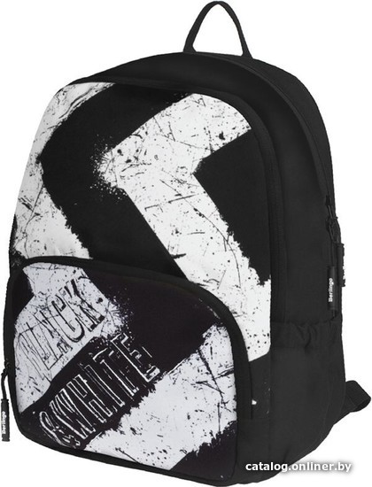 

Школьный рюкзак Berlingo Black White RU08020