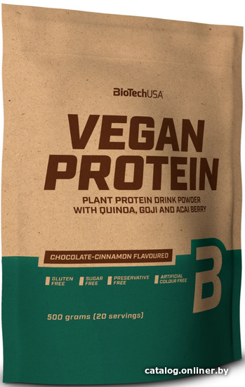 

Протеин BioTech USA Vegan Protein (шоколад/корица, 500 г)