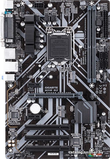 

Материнская плата Gigabyte H310 D3 (rev. 1.0)