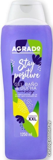 

Agrado Гель для ванны и душа Stay Positive Дикая ежевика 1250 мл