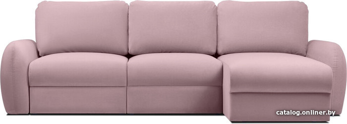 

Модульный диван Divan Полан-4 Velvet Pink 178309 (велюр, розовый)