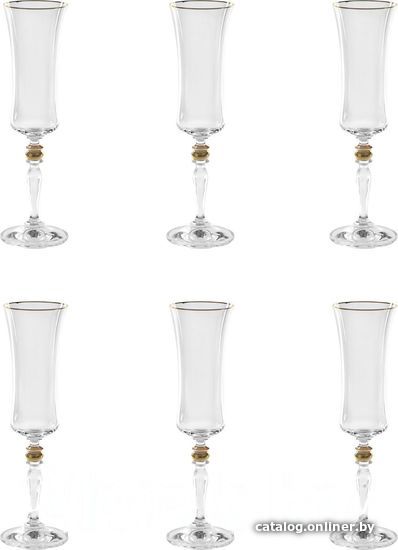

Набор бокалов для шампанского Bohemia Crystal Grace 40792/20639/190