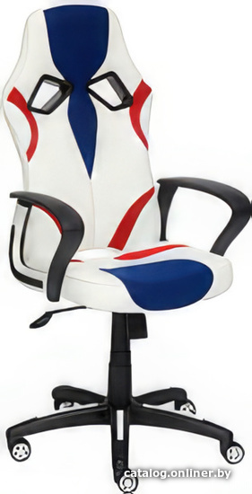 

Кресло TetChair Runner (иск. кожа/ткань (белый/синий/красный)