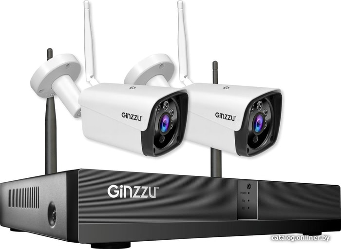 

Комплект видеонаблюдения Ginzzu HK-4201W