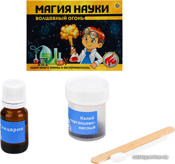 

Набор для опытов Рыжий кот Магия науки Волшебный огонь 839