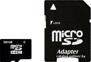 

Карта памяти SmartBuy microSDHC (Class 4) 32 Гб (SB32GBSDCL4-00)