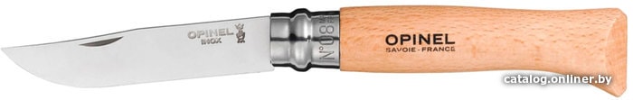 

Складной нож Opinel N°8 нержавеющая сталь, блистер (бук)