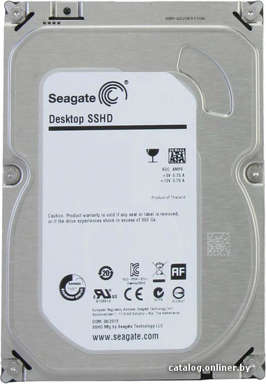 

Гибридный жесткий диск Seagate Desktop SSHD 1TB (ST1000DX001)