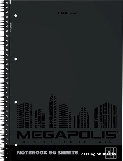 

Общая тетрадь Erich Krause Megapolis 80 л клетка 080246079-49810