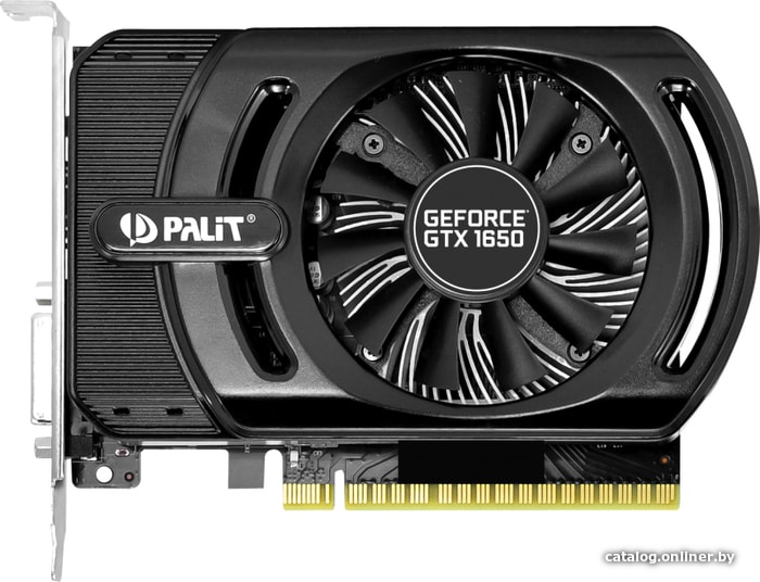 

Видеокарта Palit GeForce GTX 1650 StormX OC 4GB GDDR5 NE51650S06G1-1170F