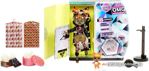 

Кукла MGA Entertainment OMG Chill Missy Meow and Baby Cat 570271