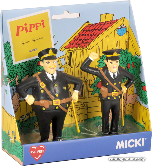 

Набор фигурок Micki Пеппи Длинный чулок. Полицейские MC-PP-44379700