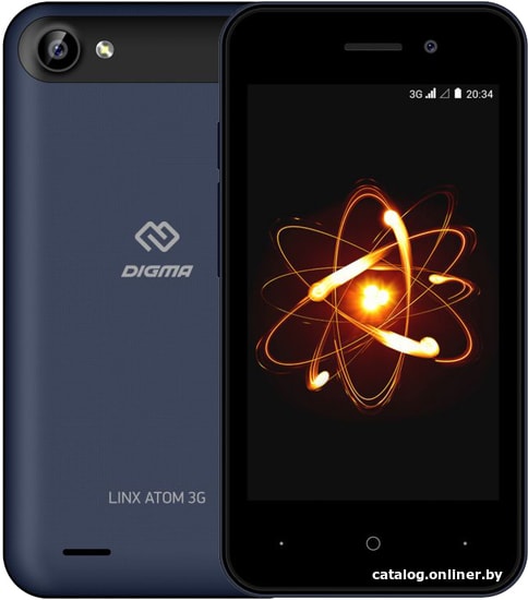 

Смартфон Digma Linx Atom 3G (темно-синий)