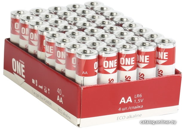 

Батарейка SmartBuy One AA 40шт. LR6